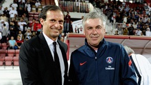 Carlo Ancelotti lần đầu gặp Max Allegri: Lần đầu cho những bà mẹ lớn